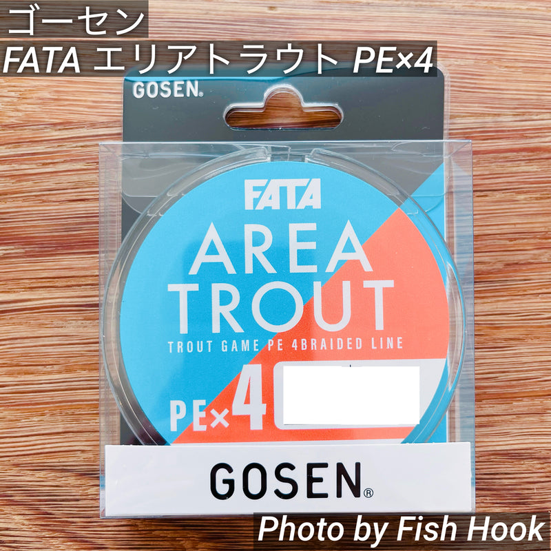 Load image into Gallery viewer, ゴーセン FATA エリアトラウト PE×4 / FATA AREA TROUT TROUT GAME PE 4BRAIDED LINE
